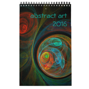 Calendário abstrato de 2016
