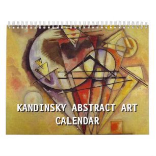 Calendário Abstrato de Arte Kandinsky