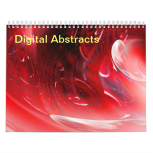 Calendário Abstratos digitais