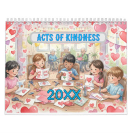 Calendário Acts of Kindness childhood Memories Calendar