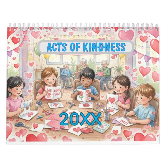 Calendário Acts of Kindness childhood Memories Calendar (Capa)