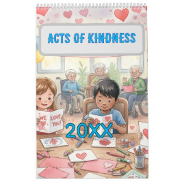 Calendário Acts of Kindness childhood Memories Calendar