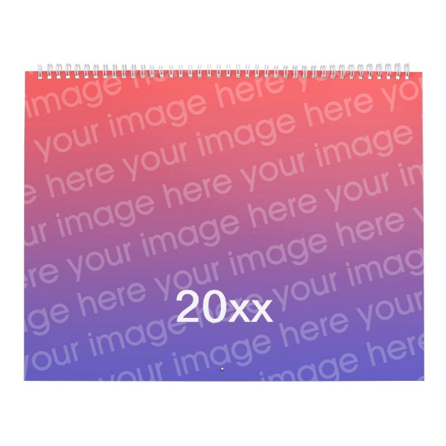 Calendário Adicionar Crio de fotos Faça seu próprio calendári (Capa)