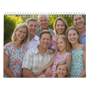 Calendário Adicionar Foto de Reunião da Família Personalizar
