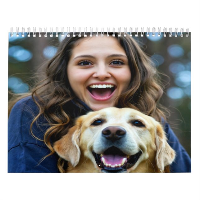 Calendário Adicionar Foto Personalizada do Labrador Retriever (Capa)