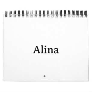 Calendário adicione o próprio design 5.5" x 7" Duas Páginas P