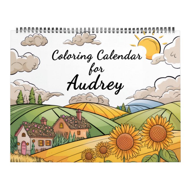 Calendário Adult Coloring Calendar (Capa)