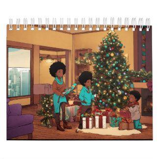 Calendário "Advento Encantador: Uma Contagem Mágica de Natal