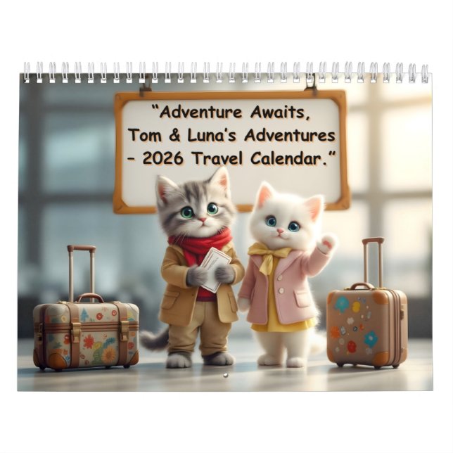 Calendário Adventure Awaits – Tom & Luna’s Adventures™ 2026 T (Capa)