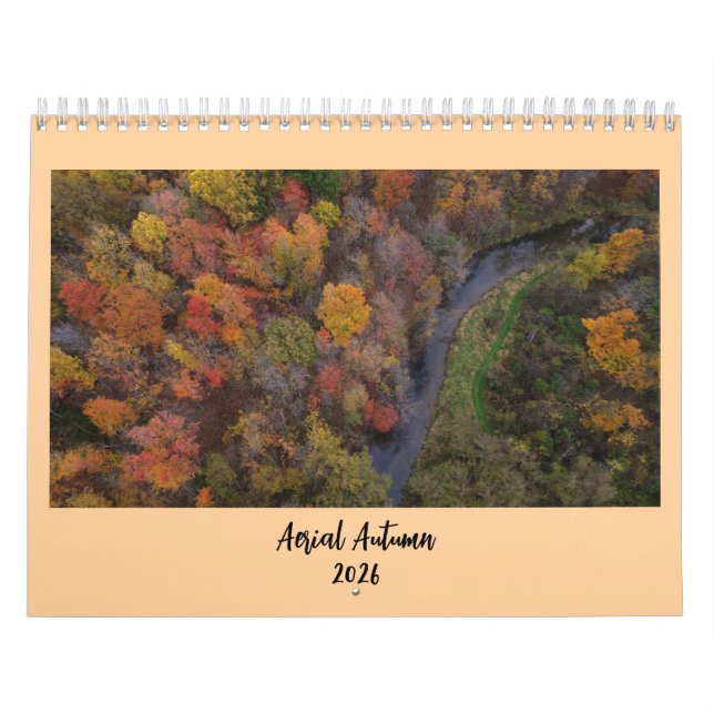Calendário Aerial Autumn 2026 (Capa)