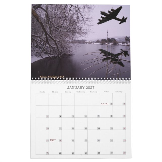 Calendário Aeronáutica Art 2010 (Jan 2027)