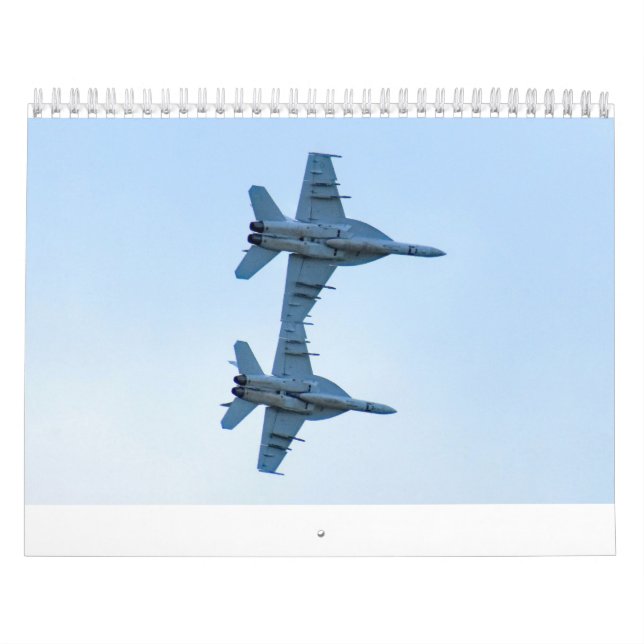 Calendário Aeronave militar (Capa)