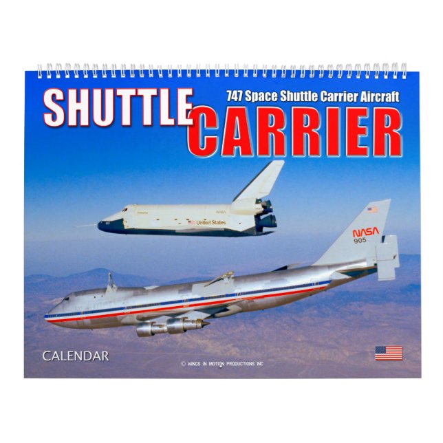 Calendário Aeronaves da Transportadora Espacial (Capa)
