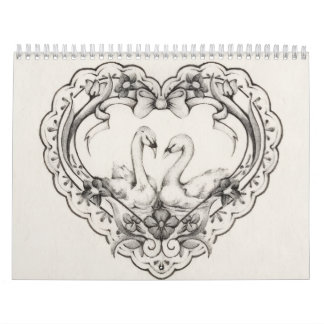 Calendário Aesthetic Swan