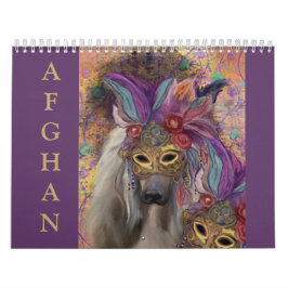 Calendário Afghan Hound 2025