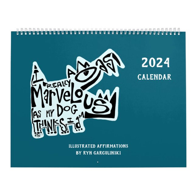 Calendário Afirmações ilustradas por Rynski (Capa)