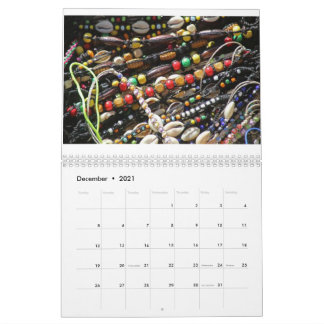 Calendário Africa Art Colander Com Imagens Bonitas