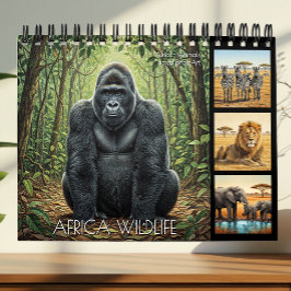Calendário Africa Wildlife Calendar 2026 / African Animals 2