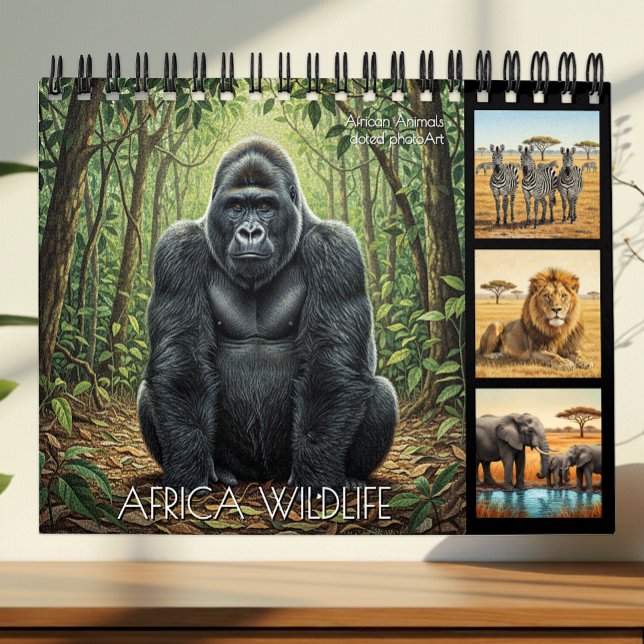 Calendário Africa Wildlife Calendar 2026 / African Animals 2 (African Animals Calendar / Africa Wildlife)