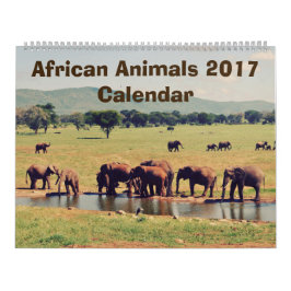 Calendário Africano de Animais