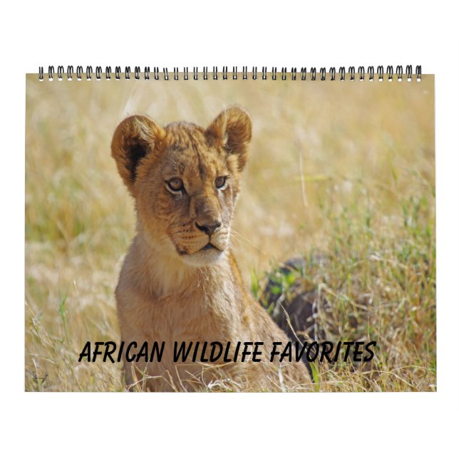 CALENDÁRIO AFRICANO DOS FAVORITOS DOS ANIMAIS (Capa)