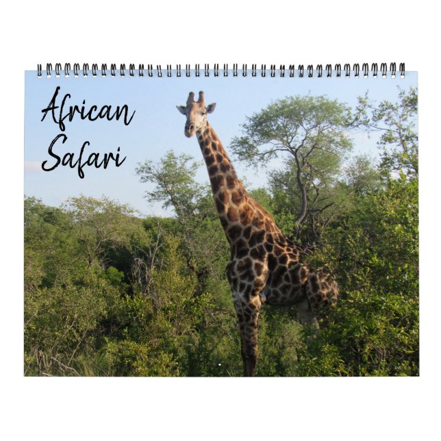 Calendário africano safari large 2025 (Capa)