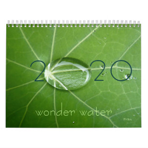 Calendário água maravilhosa 2020