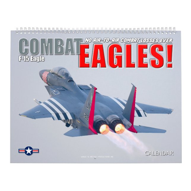 Calendário ÁGUIAS DE COMBATE! - F-15 Eagle (Capa)