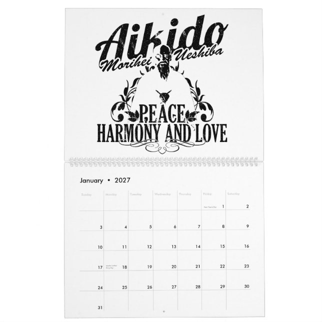 Calendário Aikido (Jan 2027)