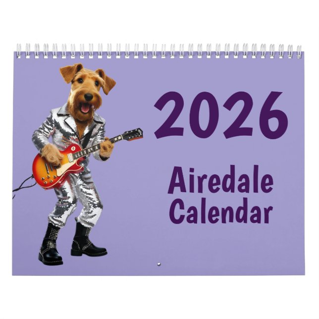 Calendário Airedale (Capa)