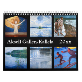 Calendário Akseli Gallen-Kallela Masterworks