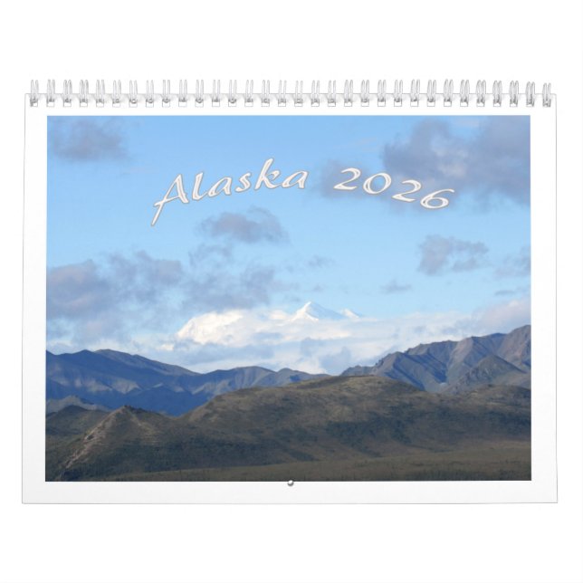 Calendário Alaska 2026 Calendar (Capa)
