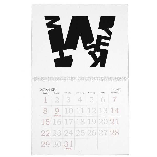 Calendário Alfabeto Ortográfico 24 Meses (Out 2028)