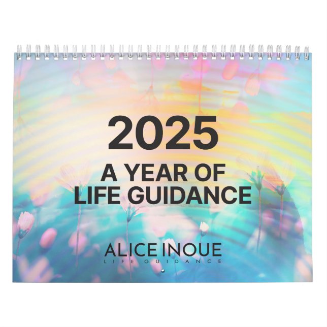 Calendário Alice Inoue Life Guidance 2025 (Capa)