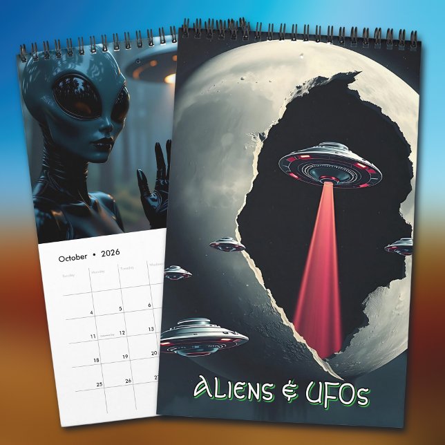 Calendário Alienígenas e OVNIs | Ufologia (Criador carregado)