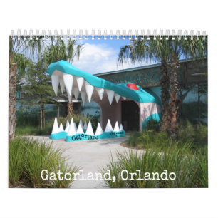 Calendário Alligator Park em Orlando Wall Calendar