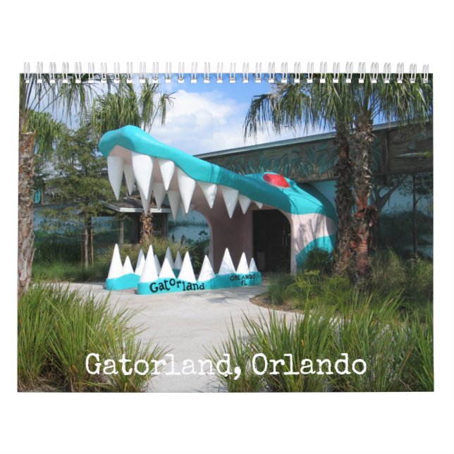 Calendário Alligator Park em Orlando Wall Calendar (Capa)