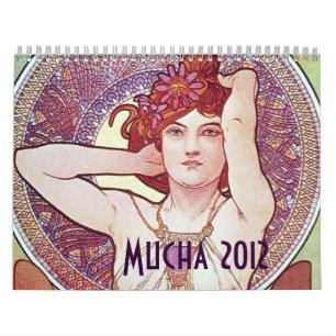 Calendário Alphonse Mucha