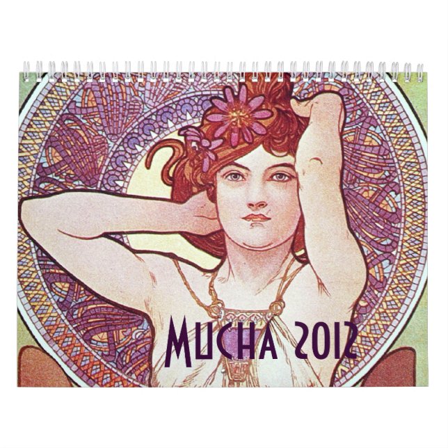 Calendário Alphonse Mucha (Capa)