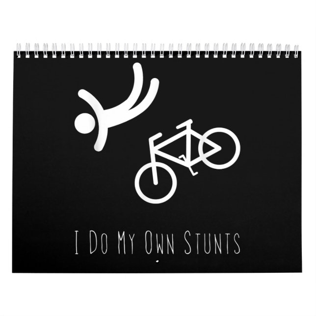 Calendário amante de bicicleta - eu faço meu próprio presente (Capa)