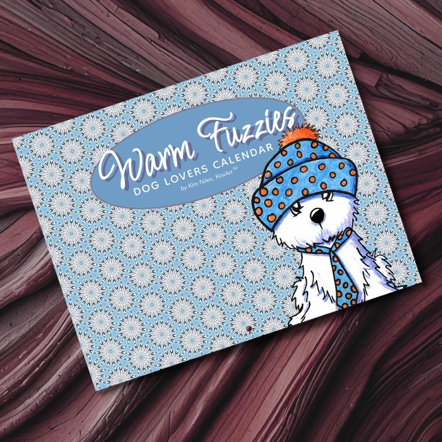 Calendário Amante de Cães Warm Fuzzies (Warm Fuzzies dog lover calendar by Kim Niles)