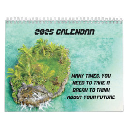 Calendário Amante de férias em ilhas 2025