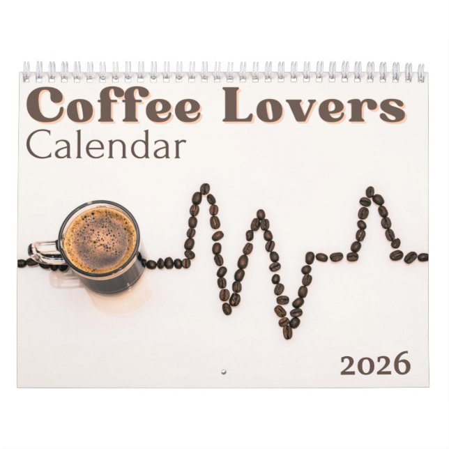 Calendário Amantes de Café 2026 (Capa)