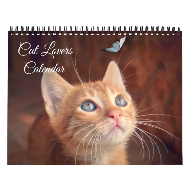 Calendário Amantes de Gatos (Capa)
