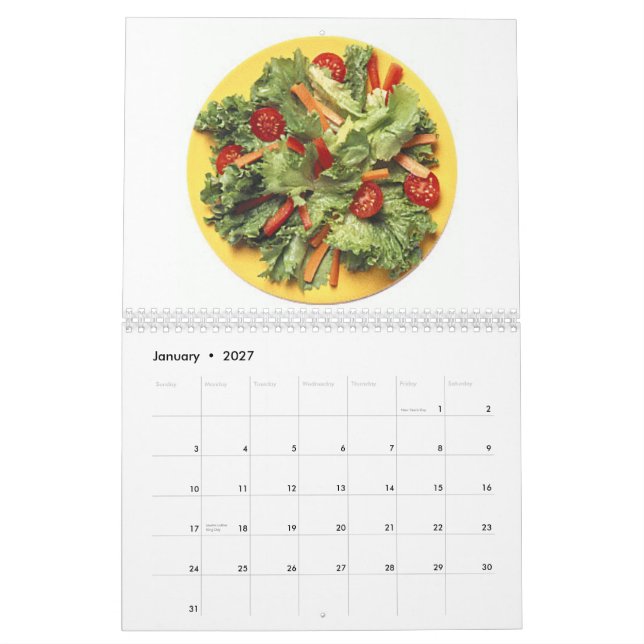 Calendário Amantes vegetais (Jan 2027)