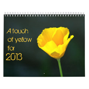 calendário amarelo para 2013