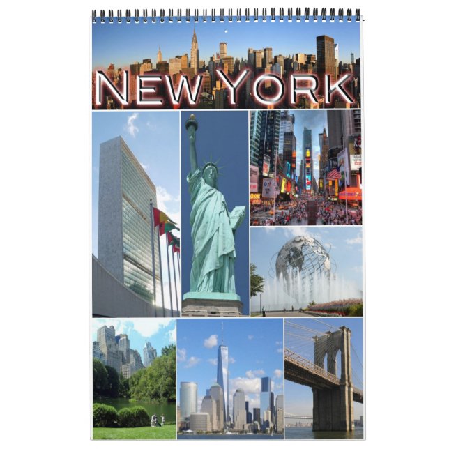 Calendário América - EUA - Nova Iorque - (Capa)