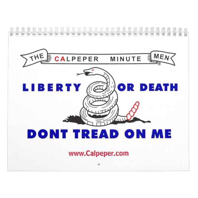 Calendário americano do patriota de Calpeper® (Capa)