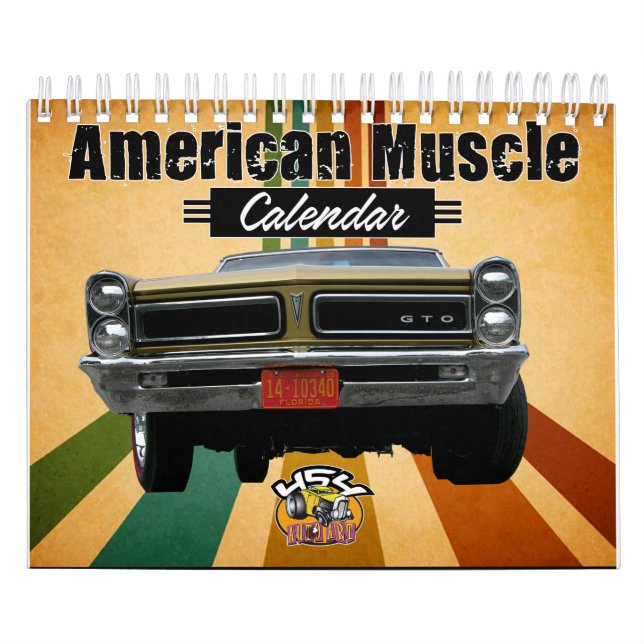Calendário americano dos carros do músculo (Capa)