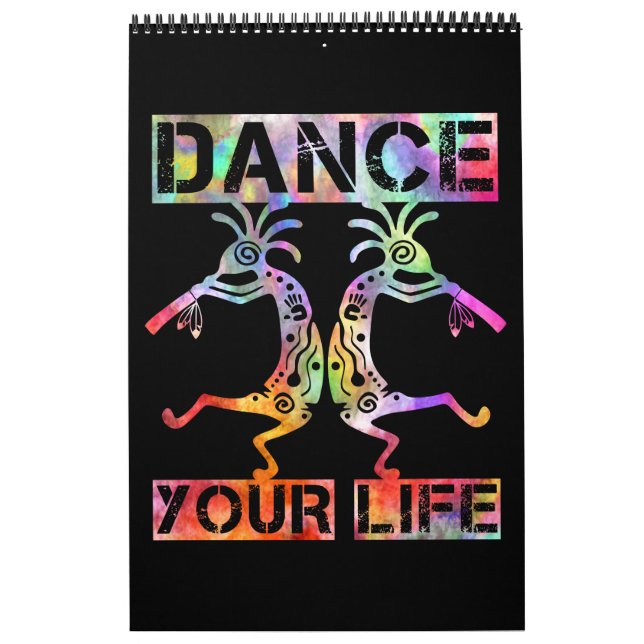 Calendário Americanos nativos Kokopelli - Dance sua vida 3 (Capa)